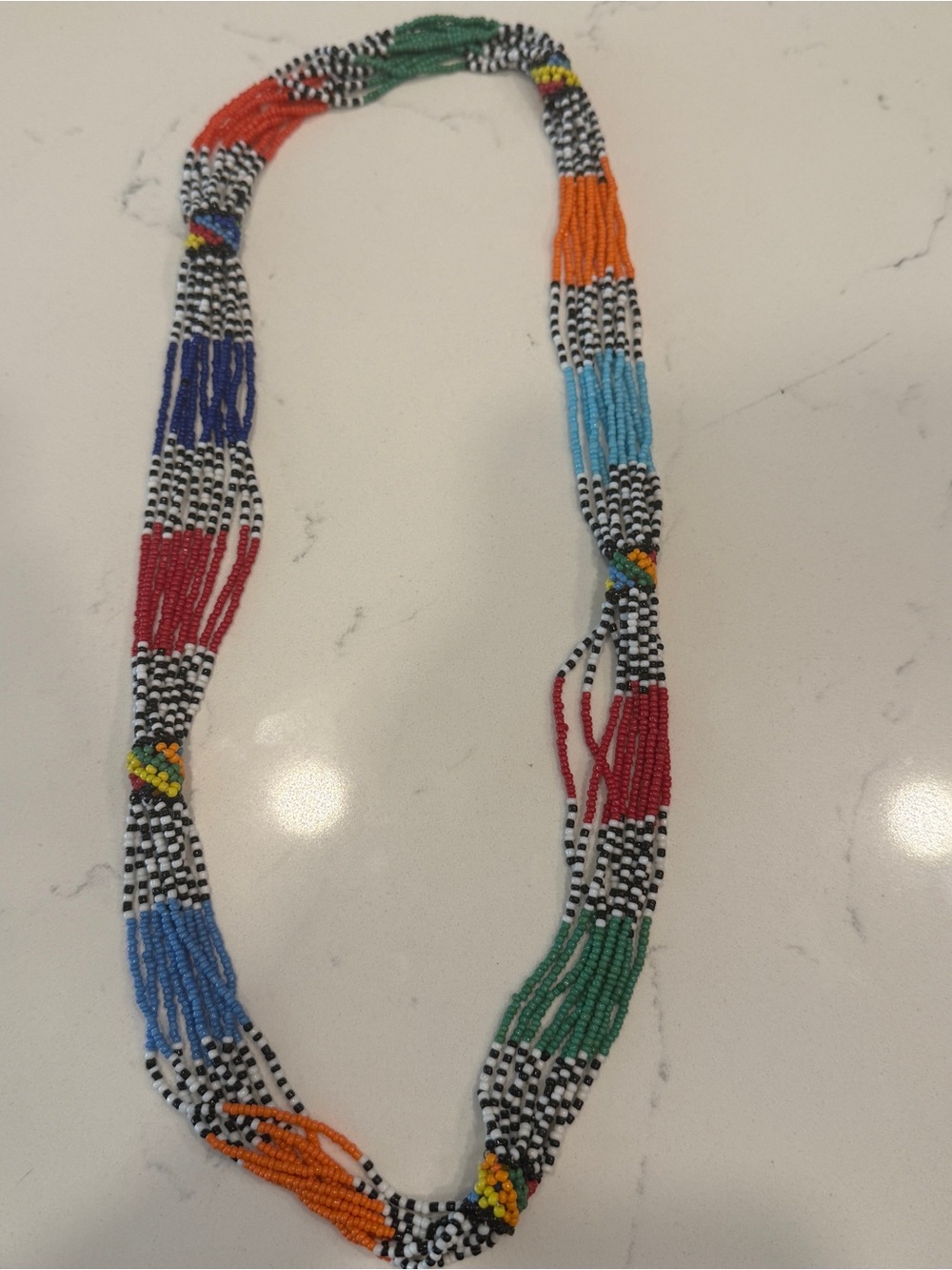 Multicolor Beaded Statement Necklace
